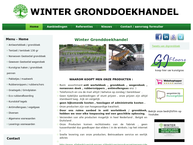 Website van Winter gronddoekhandel 