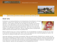 Website van Paviljoen De Rietzoom 