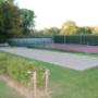 tennisbaan en jeu de boule