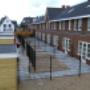 Dubbelstaafmat in woonwijk