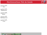 Goede Machineverhuur Piet de