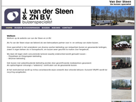 Website van Handelsonderneming J van der steen & zn BV 