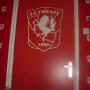 Logo geschilderd van FC Twente