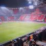 Behang geplakt op wand
