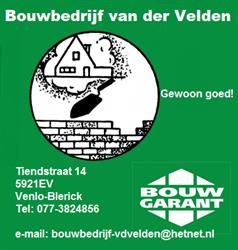 Aannemersbedrijf Bouwbedrijf vd Velden