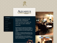 Website van Aquarius Café Restaurant 
