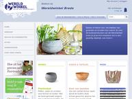 Website van Wereldwinkel Breda 