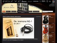Website van Dee Gitaarspeciaalzaak Kees 