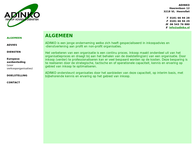 Website van Adinko 