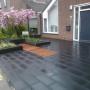 voortuin en oprit en beplantin
