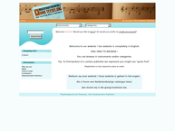 Website van Van Teeseling Music Publishers, Muziekuitgeverij van Teeseling 