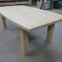 Ovale tafel met rechte kant
