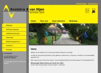 Website van Kootstra en Van Nijen Tv Technische Dienst 
