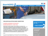 Website van Autoschade Gerritsma B.V. 