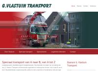 Website van Vlastuin Transport en Opslag Vof 
