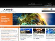 Website van Adco Warehousing Bv 