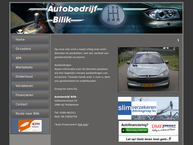 Website van Bilik Autobedrijf 