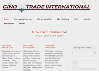 Website van Gino Trade International 