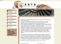 Website van Stichting Akta 