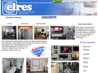 Website van Electro World Elres 