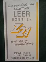 Z 21 Leerboetiek