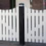 Poorten met houten look