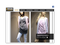 Website van Focus Fashion 