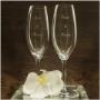 Door een bezoeker 21-09-2015 geüpload - Champagne glazen gegraveerd met namen en trouwdatum of voor een andere gelegenheid