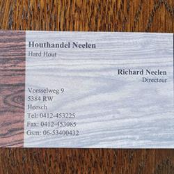 Neelen Hardhout H C