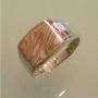 ring met Mokume Gane