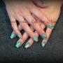 Acrylnagels met airbrush