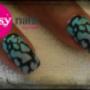 Acrylnagels met airbrush