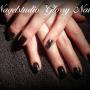 Gelpolish met airbrush natuurlijke nagels