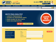 Website van ALLSAFE Mini Opslag 