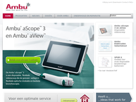 Website van AMBU BV 