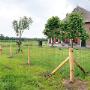 Houten omheining