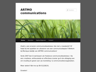 Website van Artmo Communications 