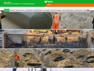 Website van BAM Milieu 