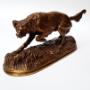 Brons MÊNE chien assis 1865