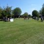 spelen op sportveld