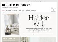 Website van Textielhandel en Woninginrichting J. Bleeker-de Groot B.V. 