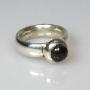 Zilveren ring met Onyx