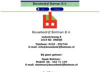 Botman Bv Bouwbedrijf