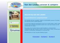 Website van Van der Linden Caravan en Campers 
