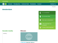 Website van Cda Amsterdam 