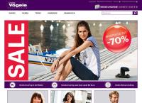 Website van Charles Vögele Switzerland 