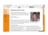 Context Adviesbureau Voor Mens-Werk- Organisatie