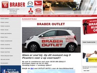 Website van Automobielbedrijf G. Braber B.V 