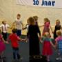 dansen op het podium