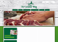 Website van Slagerij De Groene Weg 